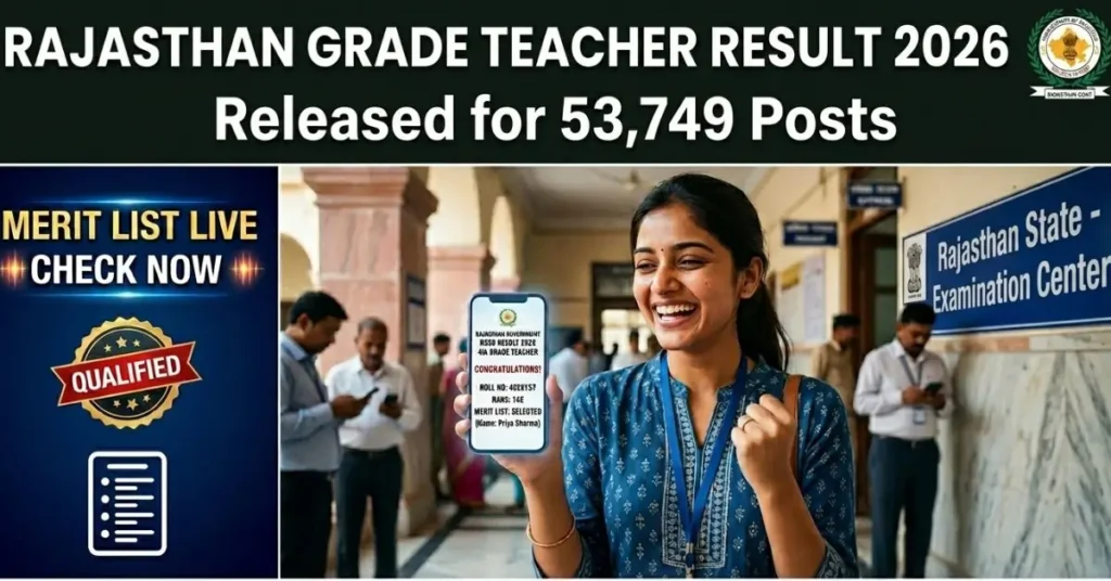 4th grade teacher result 2026 sarkarifresher.com
