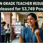 4th grade teacher result 2026 sarkarifresher.com