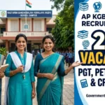 Ap kgbv teaching recruitment 2026 Female notification