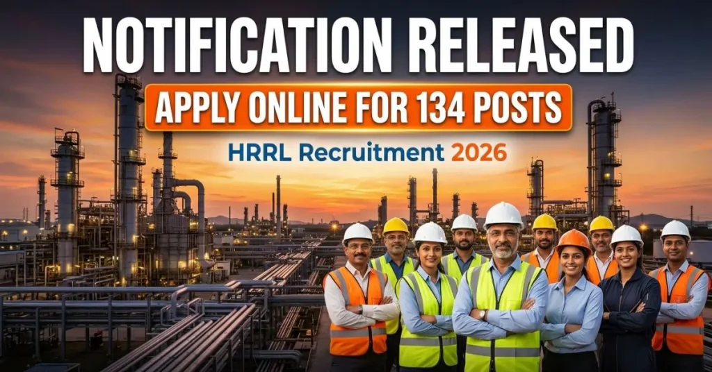 HRRL Recruitment 2026 notification released Rajasthan