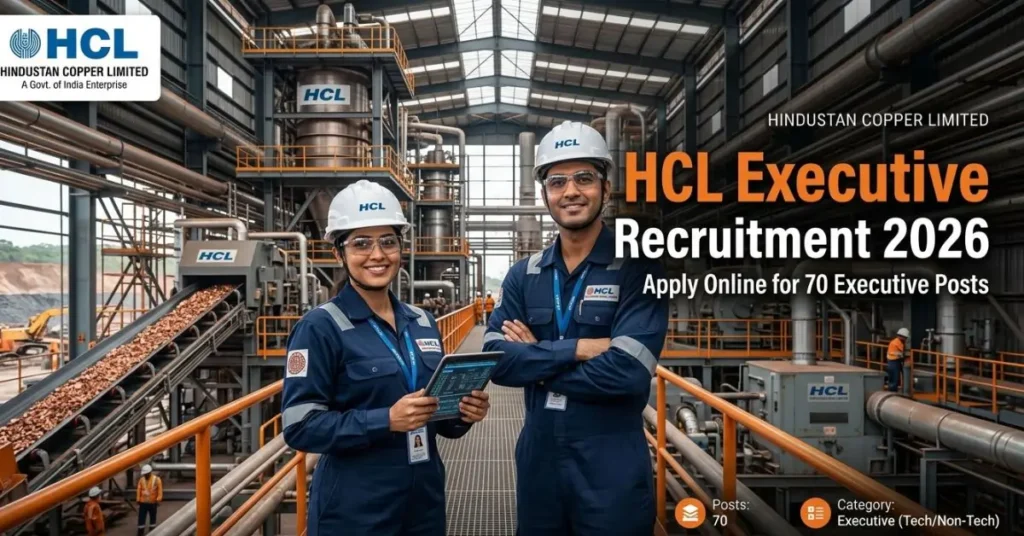 Hindustan Copper HCL Executive Recruitment 2026