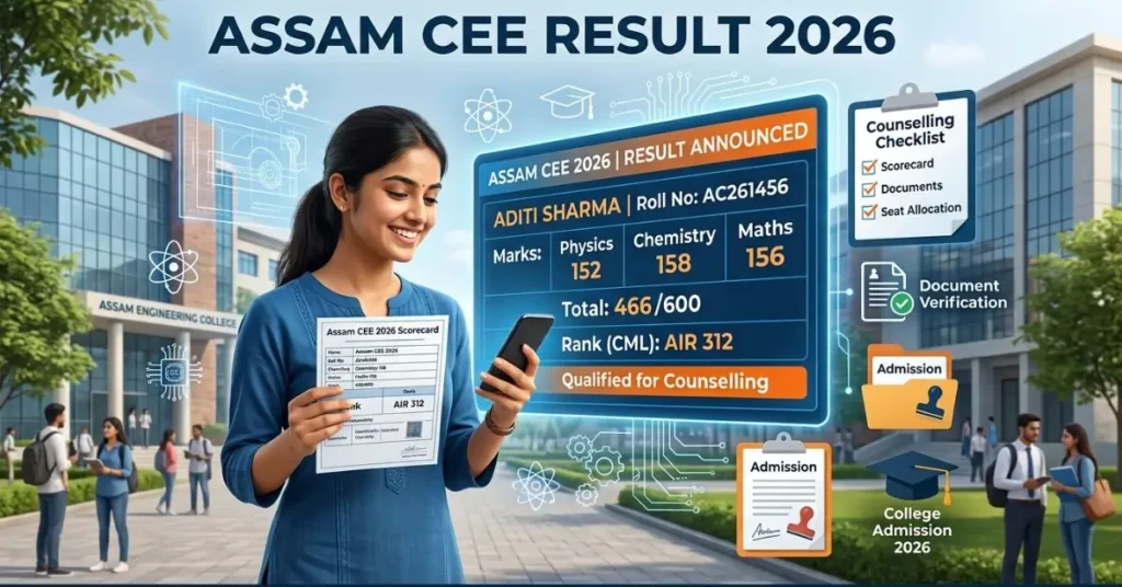 Assam CEE result date 2026