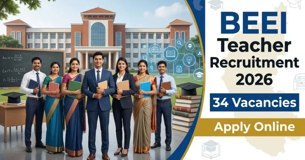 BEEI Bengaluru Teacher Recruitment 2026