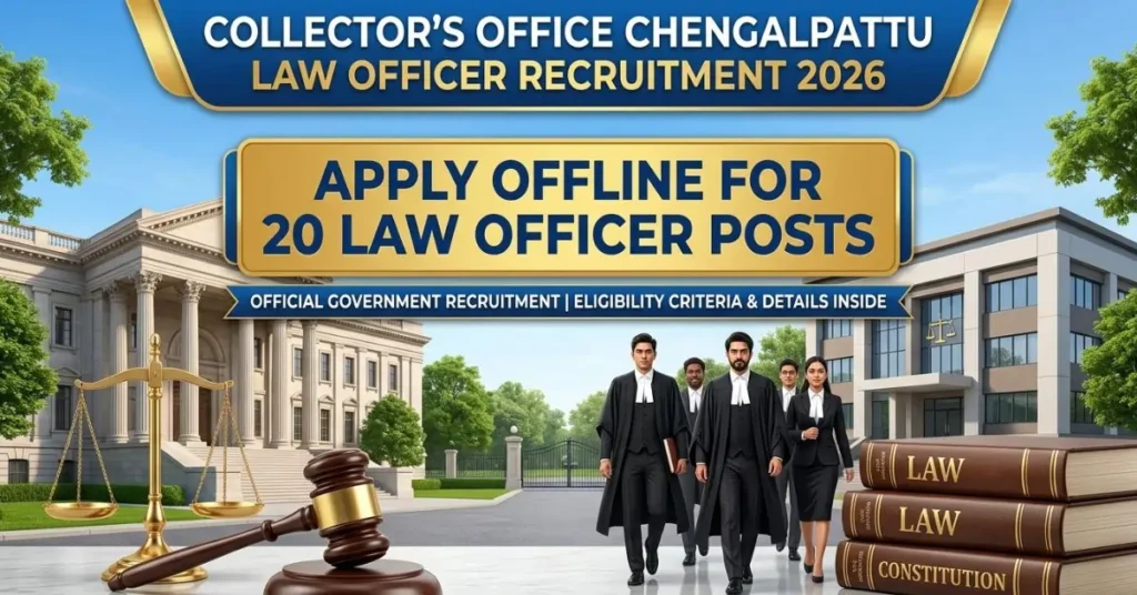 Collector's Office Chengalpattu Law Officer Recruitment 2026
