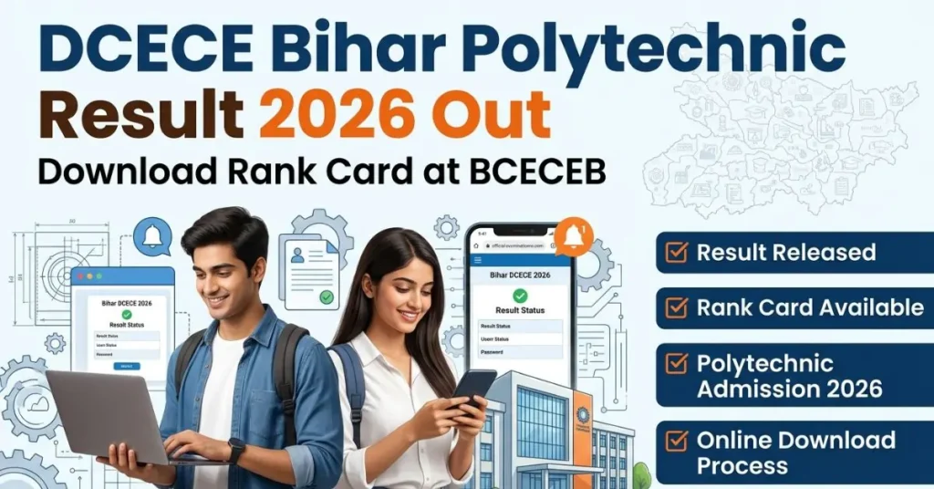 DCECE Bihar Polytechnic Result 2026 Out