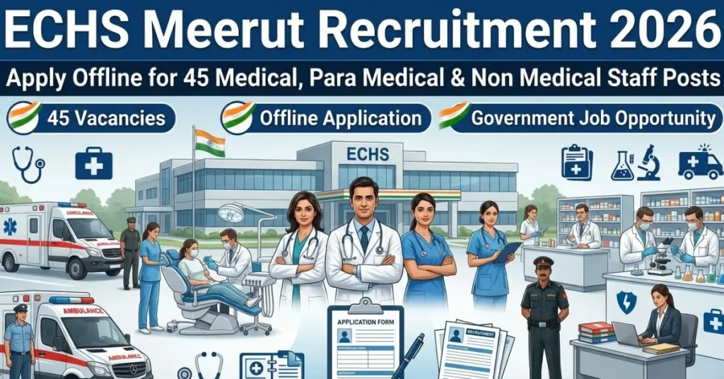 ECHS Meerut Recruitment 2026