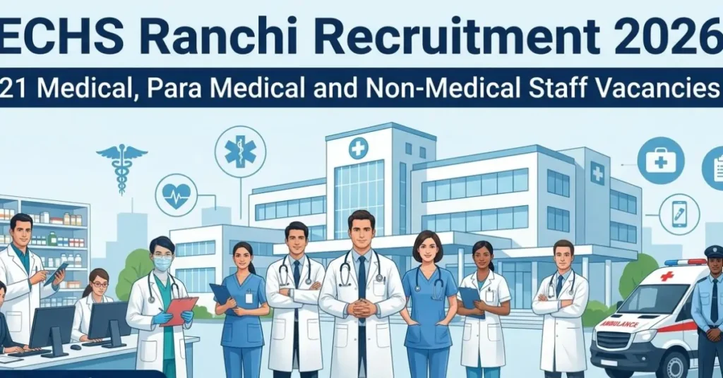 ECHS Ranchi Recruitment 2026