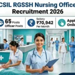 ICSIL RGSSH Nursing Officer Recruitment 2026