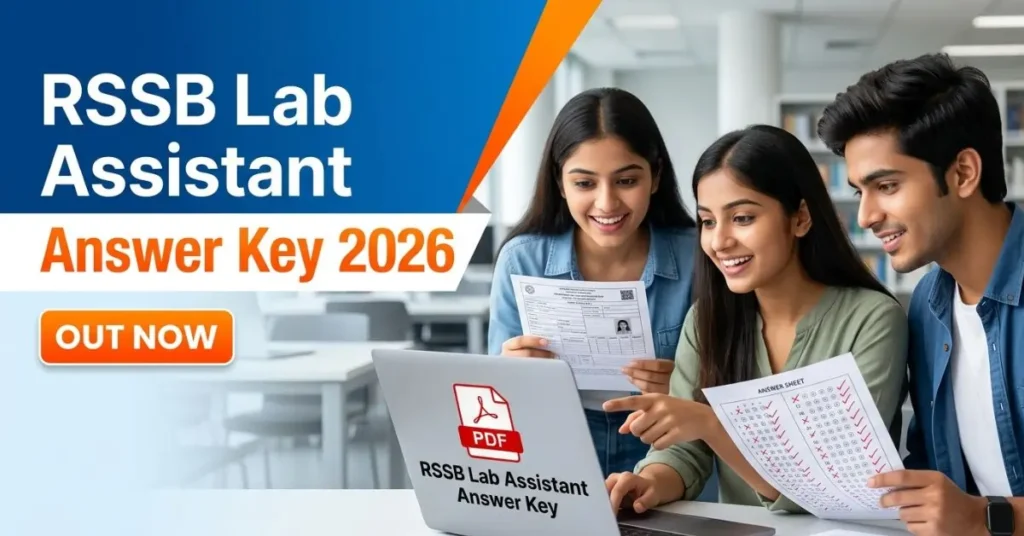 RSSB Lab Assistant Answer Key 2026 Released