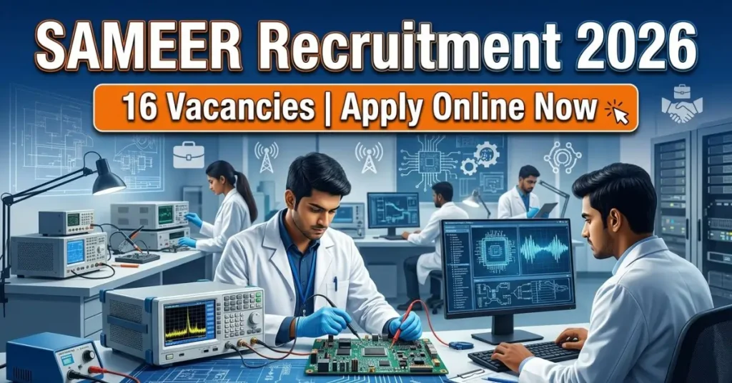 SAMEER Recruitment 2026