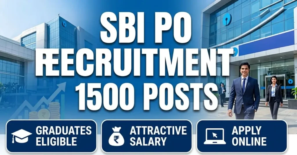 SBI PO Recruitment Open Now