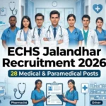 ECHS Jalandhar Recruitment 2026 Notification Out for 28 Medical & Paramedical Posts | Apply Offline