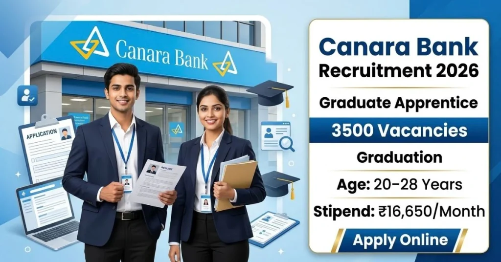Canara Bank Apprentice Recruitment 2026