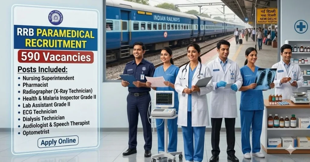 RRB Paramedical Staff Recruitment 2026 