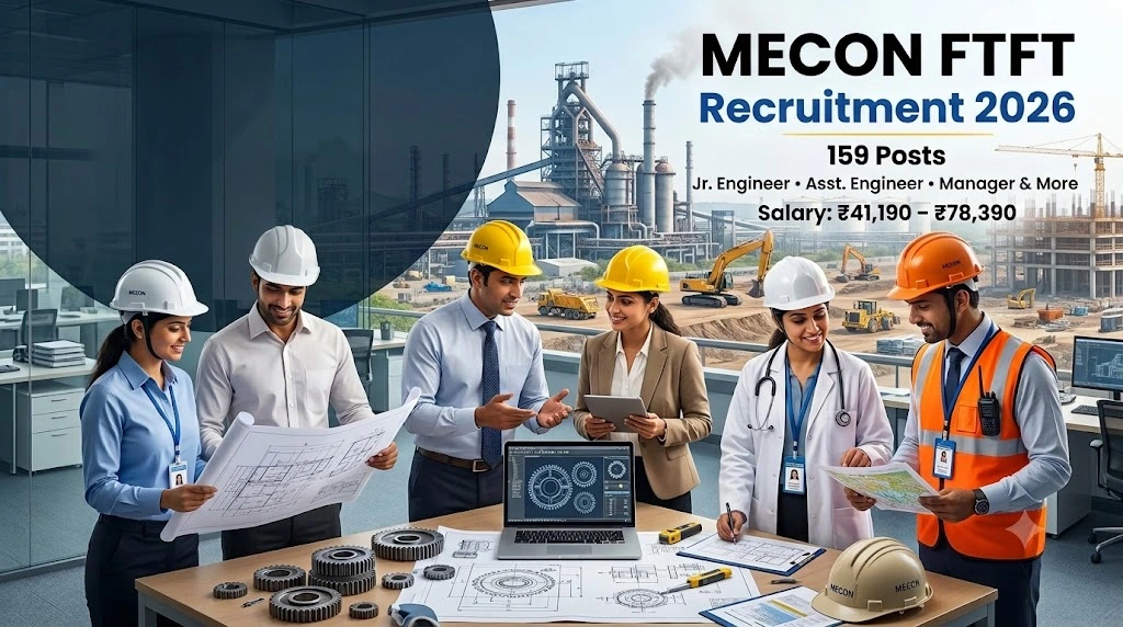 MECON FTFT Recruitment 2026